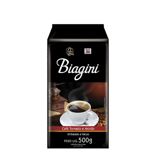 Café Biagini Torrado e Moído a vácuo 500g