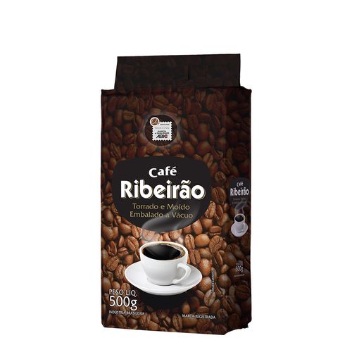 Café Ribeirão Torrado e Moído a vácuo 500g