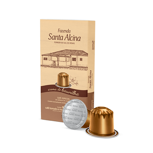 Café Fazenda Santa Alcina Baunilha 10 cápsulas - Compatíveis Nespresso®*